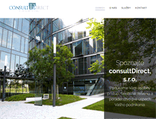 Tablet Screenshot of consultdirect.sk